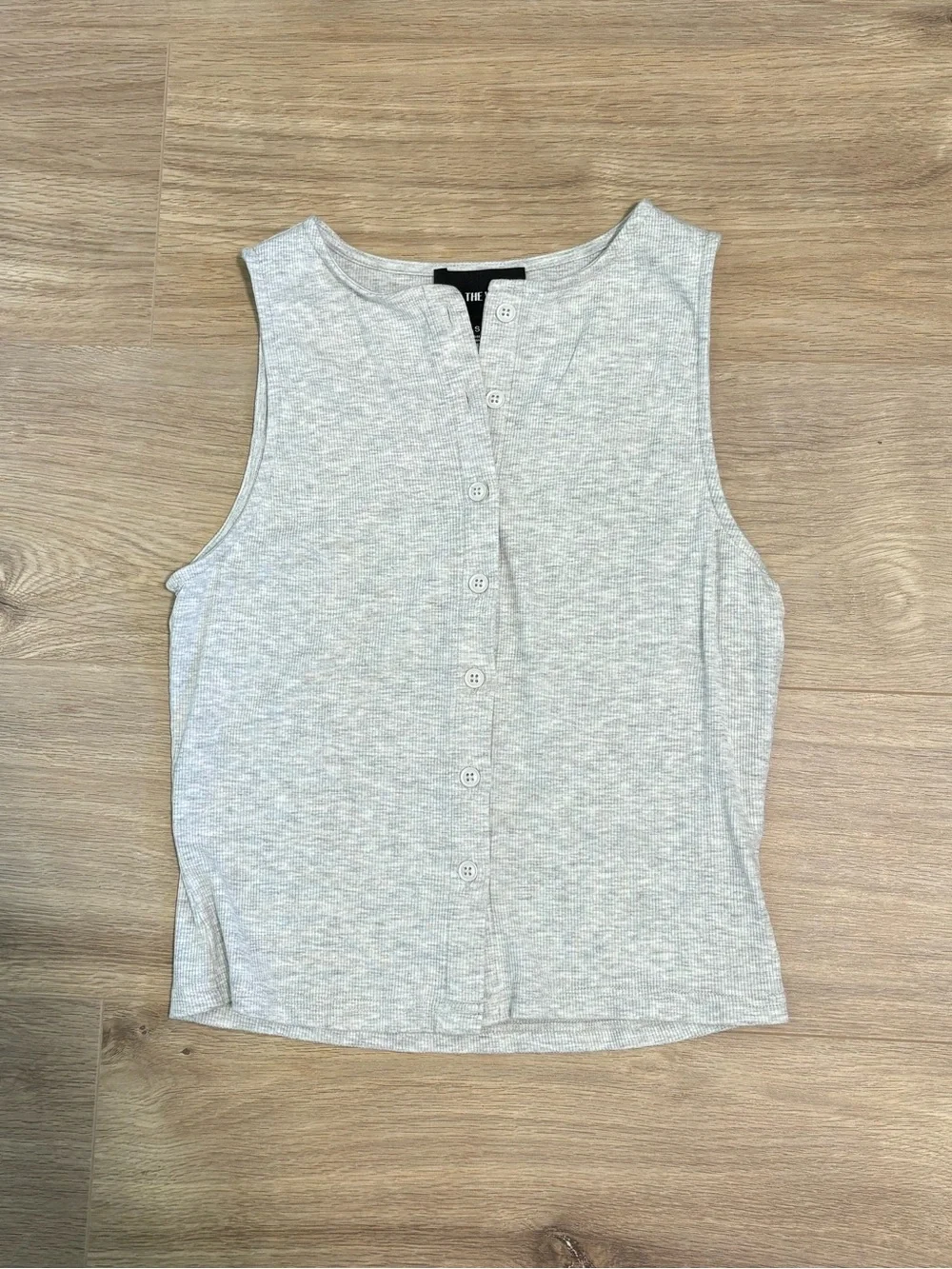 REVOLVE Ribbed Button-Front Tank Top - Picture 4 of 5